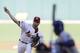 St. Louis Cardinals starting pitcher Shelby Miller throws a pitch during the first inning of Game 4 of baseball's NL Division Series against the Los Angeles Dodgers, Monday, Oct. 6, 2014, in St. Louis. (AP Photo/Jeff Roberson, Pool)