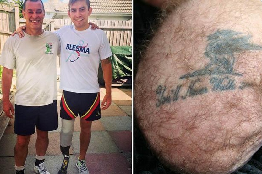Liverpool Fan With You Ll Never Walk Tattoo After Leg Amputation Eyes Gb Team Bleacher Report Latest News Videos And Highlights