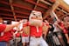 Sep 7, 2013; Athens, GA, USA; Georgia Bulldogs mascot Hairy Dawg goes past the fans during the Dawgwalk prior to the game against the South Carolina Gamecocks at Sanford Stadium. Mandatory Credit: Dale Zanine-USA TODAY Sports
