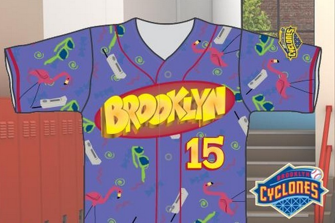 Brooklyn Cyclones Jersey Thursday: Backman tonight