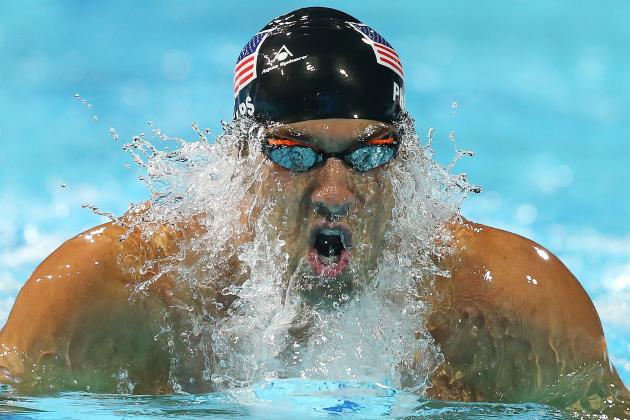 GOLD COAST, AUSTRALIA - AUGUST 24:  Michael Phelps of the USA swims the Men's 200m IM Final during day four of the 2014 Pan Pacific Championships at Gold Coast Aquatics on August 24, 2014 in Gold Coast, Australia.  (Photo by Chris Hyde/Getty Images)