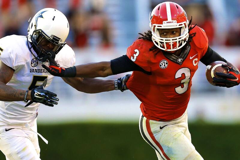 Is Georgia Rb Todd Gurley The Nfl S Next Steven Jackson