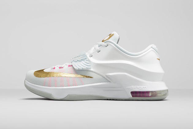 all white kd shoes