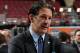 PHILADELPHIA, PA - JUNE 28: (L-R) Brendan Shanahan and Brian Burke of the Toronto Maple Leafs talk on Day Two of the 2014 NHL Draft at the Wells Fargo Center on June 28, 2014 in Philadelphia, Pennsylvania. (Photo by Bruce Bennett/Getty Images)