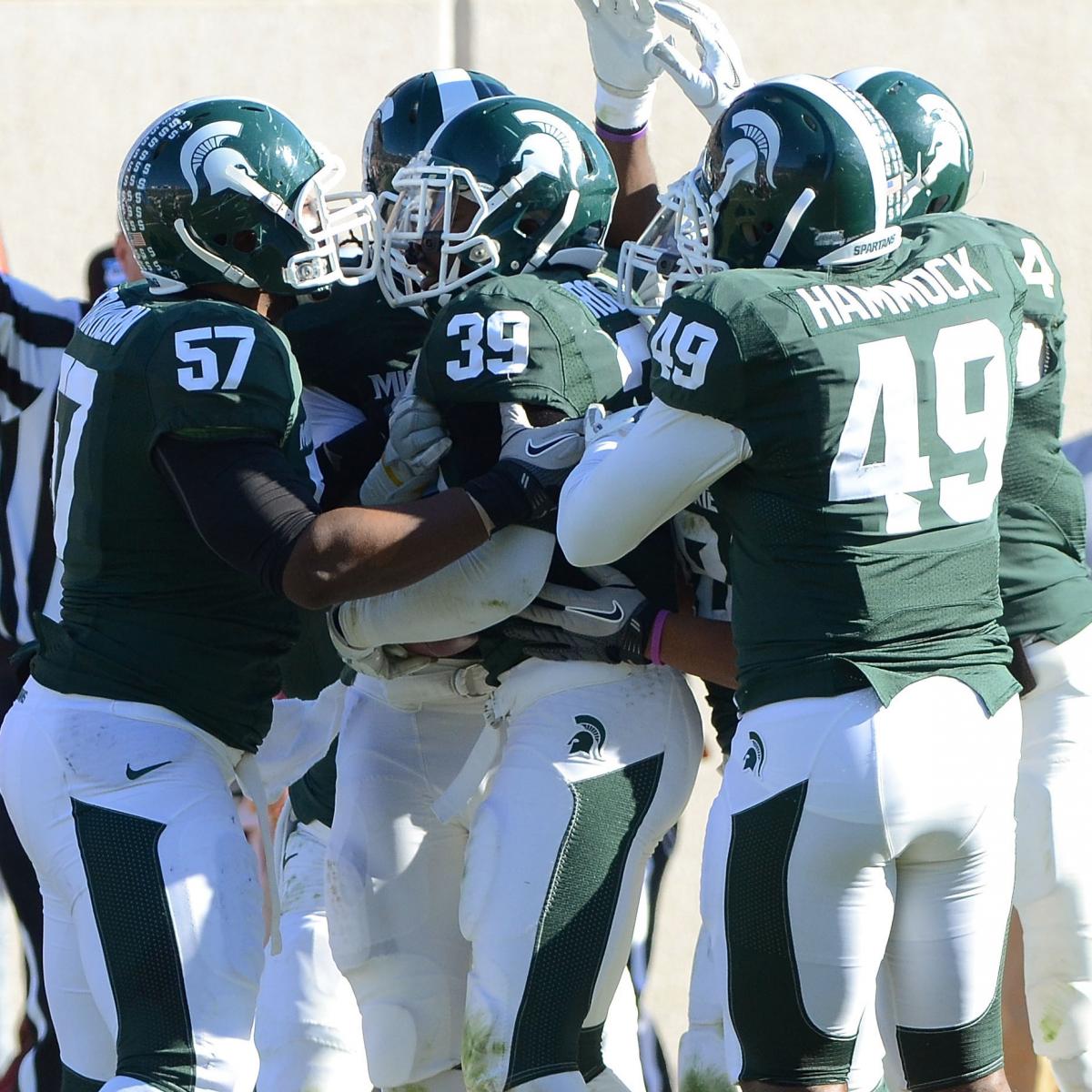 Michigan State vs. Wisconsin in First Big Ten Title Game Bleacher