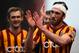 BRADFORD, ENGLAND - FEBRUARY 15: Rory McArdle of Bradford applauds the fans after victory in the FA Cup Fifth Round match between Bradford City and Sunderland at Coral Windows Stadium, Valley Parade on February 15, 2015 in Bradford, England. (Photo by Laurence Griffiths/Getty Images)