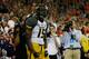 ATLANTA, GA - DECEMBER 07: Dorial Green-Beckham #15 of the Missouri Tigers celebrates his second quarter touchdown against the Auburn Tigers during the SEC Championship Game at Georgia Dome on December 7, 2013 in Atlanta, Georgia. (Photo by Kevin C. Cox/Getty Images)