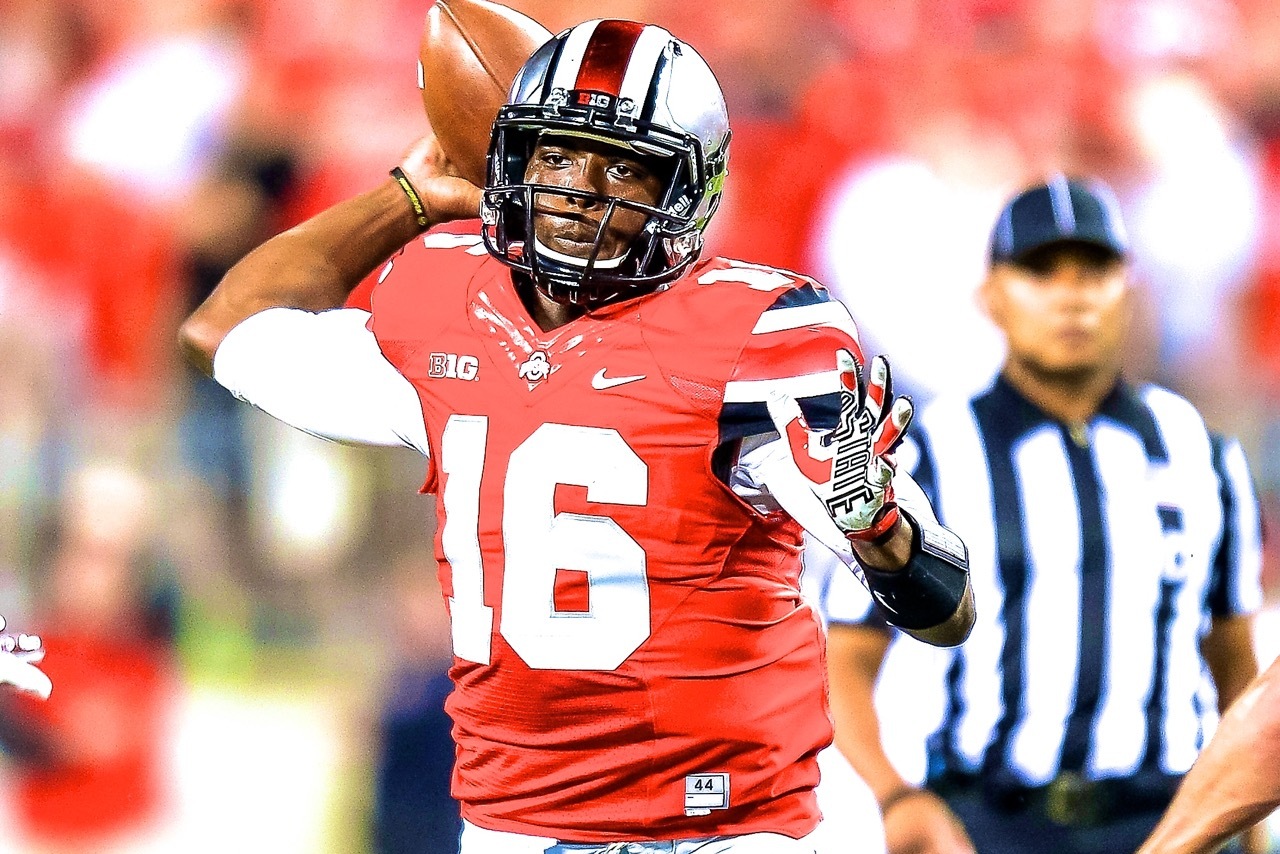 Ohio State Quarterback J.T. Barrett on a Regional Sports Illustrated  College Football Preview Cover