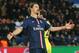 PARIS, FRANCE - FEBRUARY 17: Zlatan Ibrahimovic of Paris Saint-Germain reacts during the UEFA Champions League Round of 16 match between Paris Saint-Germain and Chelsea at Parc des Princes on February 17, 2015 in Paris, France. (Photo by Alex Livesey/Getty Images)