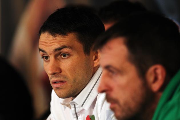 LONDON, ENGLAND - NOVEMBER 03:  Paul Smith of England speaks to the media at the Ricky Burns and Michael Katsidis Press Conference at Wembley Arena on November 3, 2011 in London, England.  (Photo by Dean Mouhtaropoulos/Getty Images)
