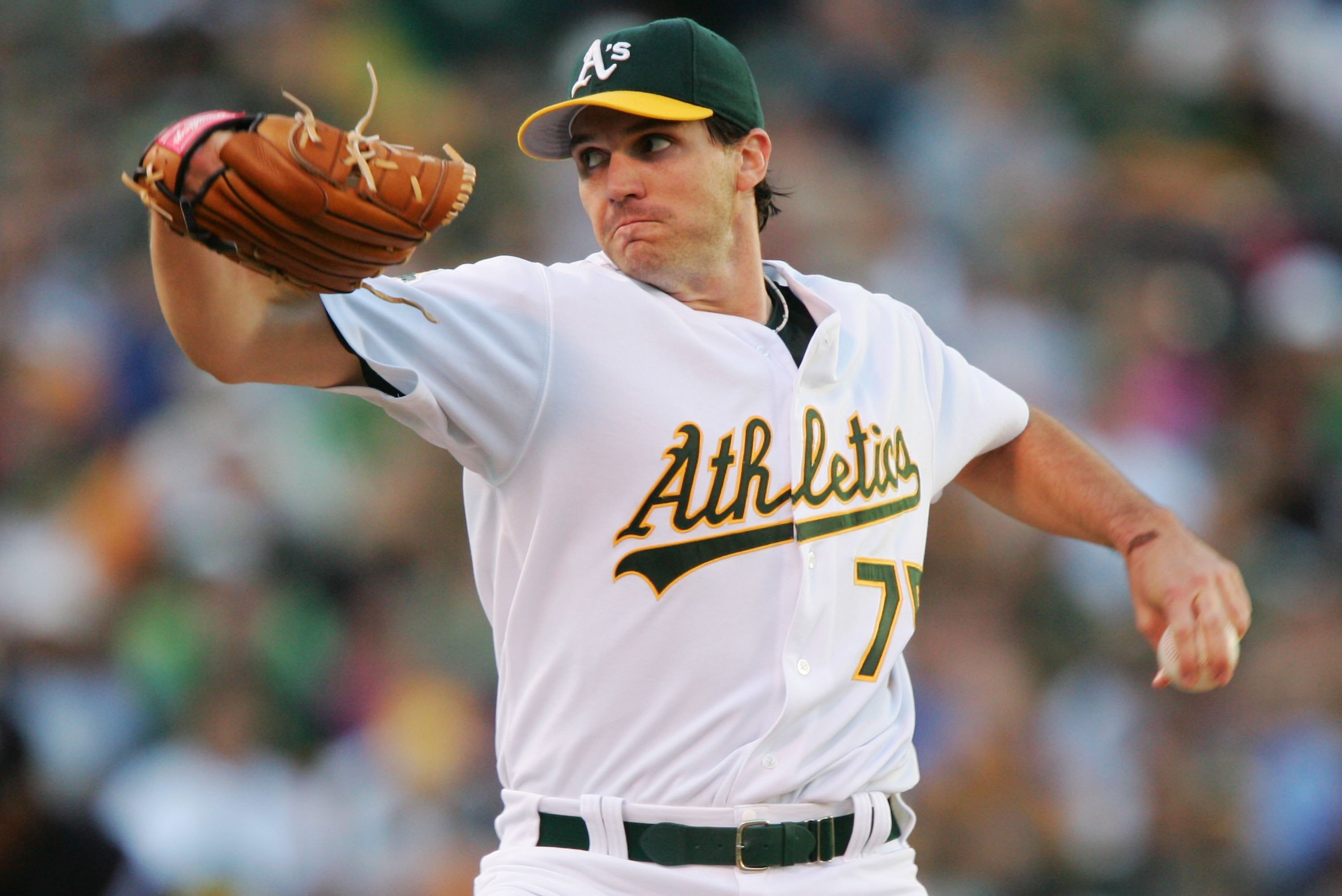 Barry Zito Oakland Athletics Men's Green Roster Name & Number T