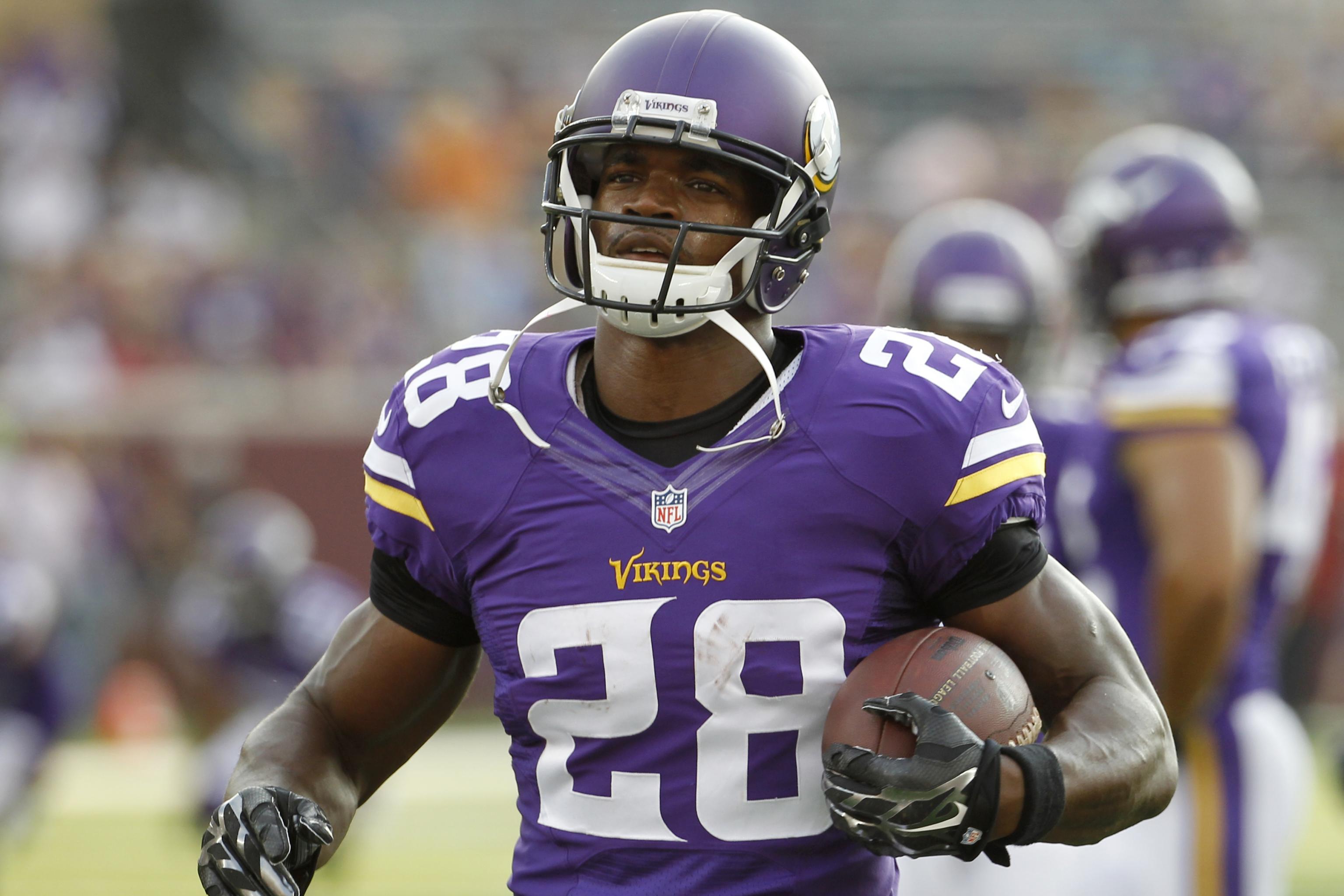 Vikings' Adrian Peterson eager to return to field