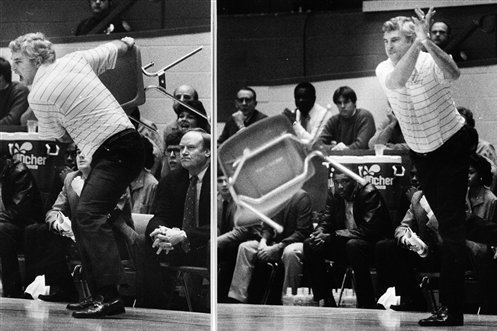 We Remember 30th Anniversary Of Bobby Knight Throwing Chair