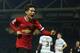 Manchester United’s Ander Herrera celebrates after scoring the opening goal during their English FA Cup third round soccer match between Yeovil Town and Manchester United at Huish Park stadium in Yeovil, England, Sunday, Jan. 4, 2015 . (AP Photo/Alastair Grant)