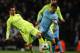 Sergio Busquets doing what he does best.