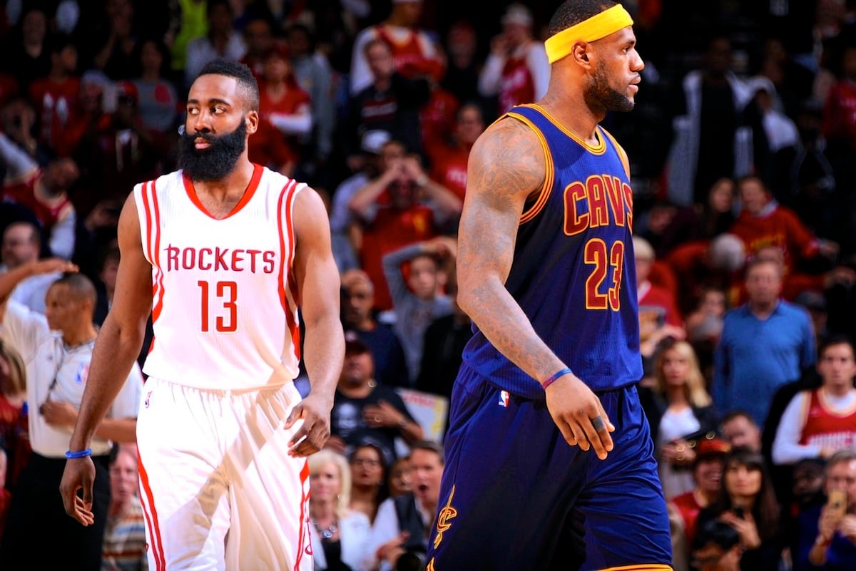 harden kicks lebron