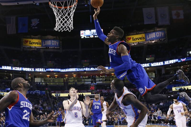 Philadelphia 76ers Vs Oklahoma City Thunder 3 4 15 Video