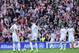 Real Madrid's Karim Benzema of France, left, and Cristiano Ronaldo of Portugal, center, stand by the ball after Athletic Bilbao scored a goal, during their La Liga soccer match, at San Mames stadium in Bilbao, northern Spain, Saturday, March 7, 2015. (AP Photo/Alvaro Barrientos)