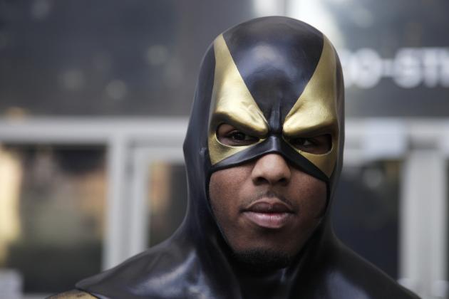 FILE - In this Oct. 13, 2011 file photo, Benjamin Fodor, a self-styled superhero who goes by the name
