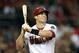 PHOENIX, AZ - JULY 07: Paul Goldschmidt #44 of the Arizona Diamondbacks at bat against the Miami Marlins during the MLB game at Chase Field on July 7, 2014 in Phoenix, Arizona. (Photo by Christian Petersen/Getty Images)