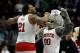 PITTSBURGH, PA - MARCH 19: Beejay Anya #21 of the North Carolina State Wolfpack celebrates after defeating the LSU Tigers 66 to 65 during the second round of the 2015 NCAA Men's Basketball Tournament at Consol Energy Center on March 19, 2015 in Pittsburgh, Pennsylvania. (Photo by Justin K. Aller/Getty Images)