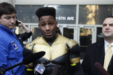 Ben Fodor, a self-styled superhero who goes by the name