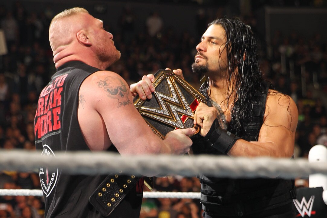 roman reigns brock lesnar wwe