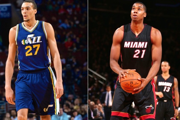 Hassan Whiteside Or Rudy Gobert Which Young Big Would You Rather Build Around Bleacher Report Latest News Videos And Highlights