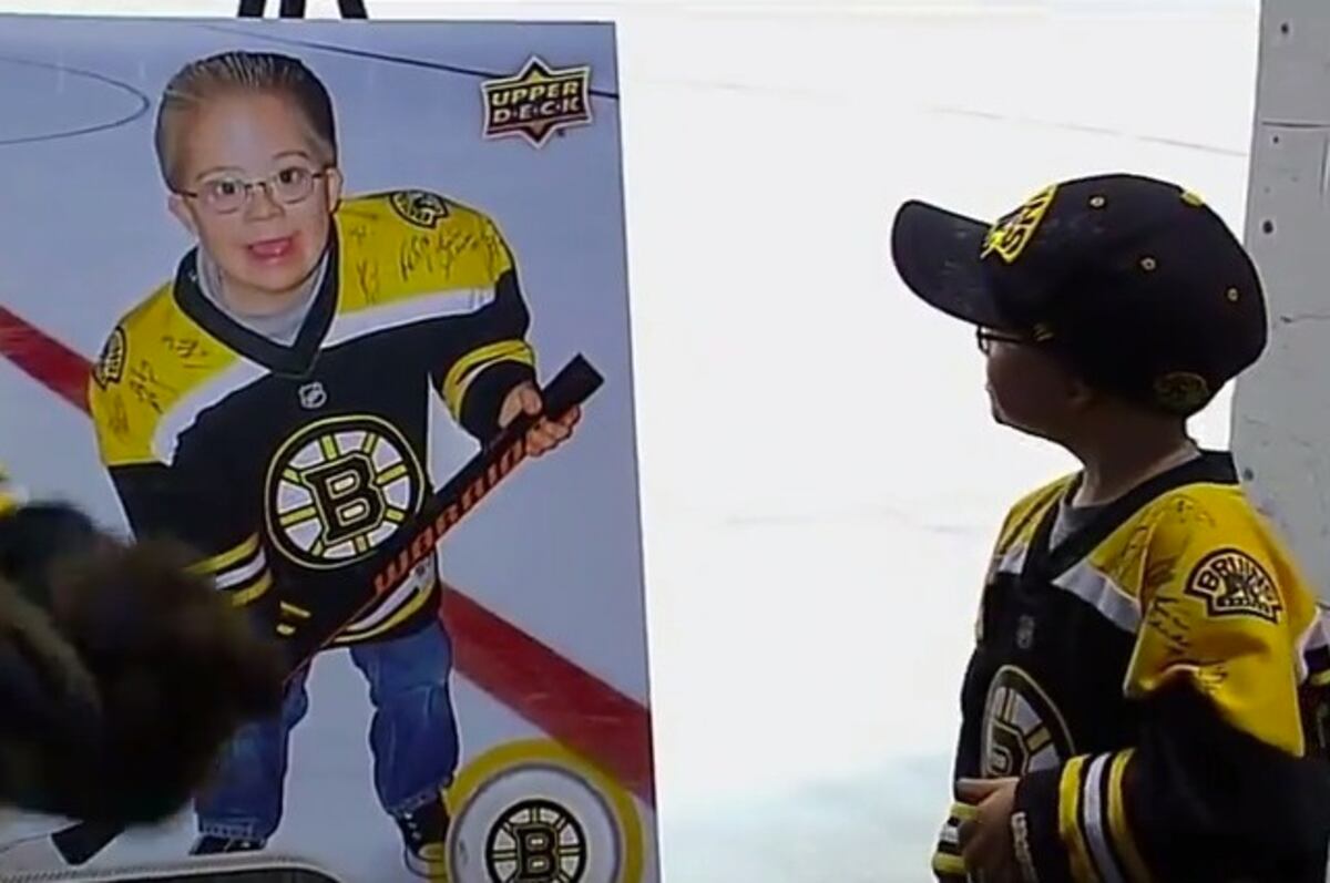 Young Boston Bruins Fan Liam Fitzgerald Gets His Own Hockey Card News