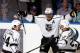 UNIONDALE, NY - MARCH 26: Anze Kopitar #11 of the Los Angeles Kings celebrates his game winning goal at 15:37 of the third period against the New York Islanders at the Nassau Veterans Memorial Coliseum on March 26, 2015 in Uniondale, New York. The Kings defeated the Islanders 3-2. (Photo by Bruce Bennett/Getty Images)