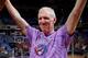 SACRAMENTO, CA -FEBRUARY 09: Bill Walton reacts to the fans before the Sacramento Kings take on the Dallas Mavericks on February 9, 2011 at ARCO Arena in Sacramento, California. NOTE TO USER: User expressly acknowledges and agrees that, by downloading and/or using this Photograph, user is consenting to the terms and conditions of the Getty Images License Agreement. Mandatory Copyright Notice: Copyright 2011 NBAE (Photo by Rocky Widner/NBAE via Getty Images)