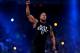 Dwayne Johnson aka The Rock is seen during Wrestlemania XXX at the Mercedes-Benz Super Dome in New Orleans on Sunday, April 6, 2014. (Jonathan Bachman/AP Images for WWE)