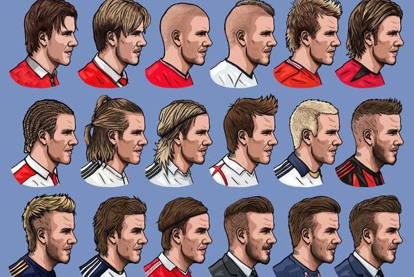 Illustrator Documents the History of David Beckham's Hair in Cool New Artwork | News, Scores, Highlights, Stats, and Rumors | Bleacher Report Illustrator Documents the History of David Beckham's Hair in Cool New Artwork | News, Scores, Highlights, Stats, and Rumors | Bleacher Report