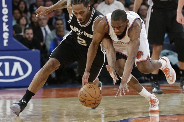 NBA.com/Stats on X: Kawhi Leonard is the first @spurs player with at least  34p, 8a & 7r in the #NBAPlayoffs since Johnny Moore (39p,12a & 8r)  in 1983.  / X