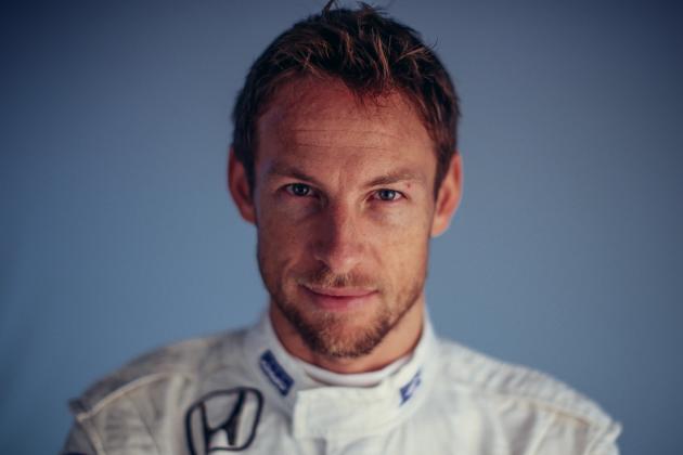 MONTMELO, SPAIN - FEBRUARY 20: (EDITORS NOTE: This image was processed using digital filters) Jenson Button of Great Britain and McLaren Honda poses for a portrait during day three of Formula One Winter Testing at Circuit de Catalunya on February 21, 2015 in Montmelo, Spain. (Photo by Mark Thompson/Getty Images)