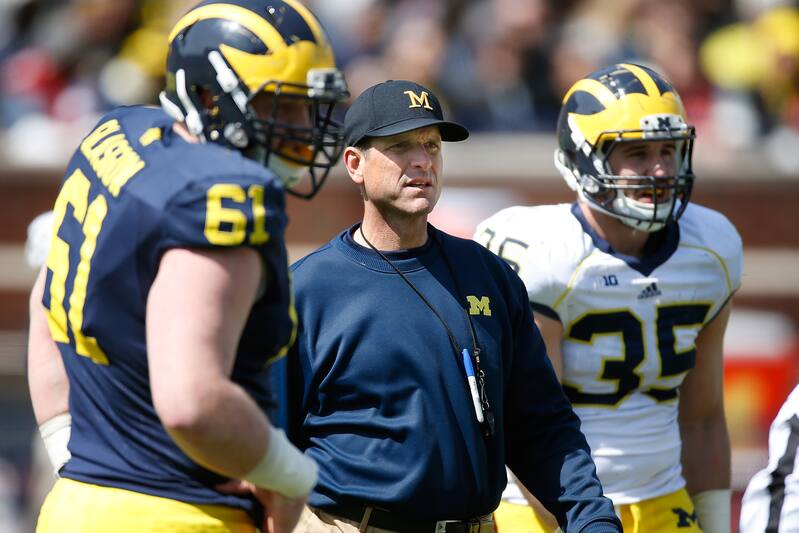 Jim Harbaugh S Comments Takeaways Following 2015 Michigan Spring