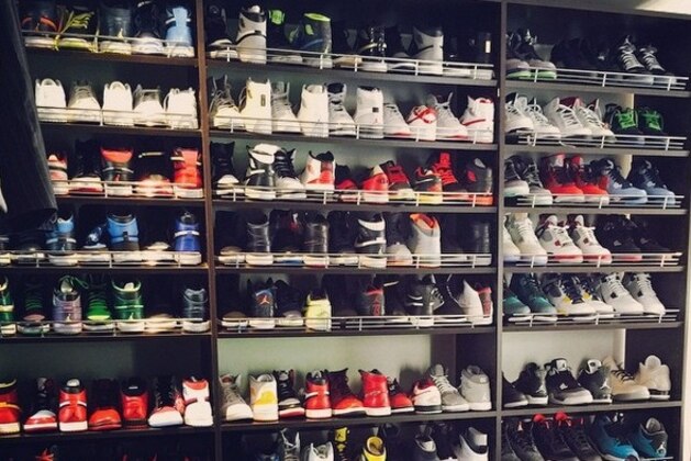 Ray Allen S Shoe Closet Is A Sneakerhead S Paradise Bleacher