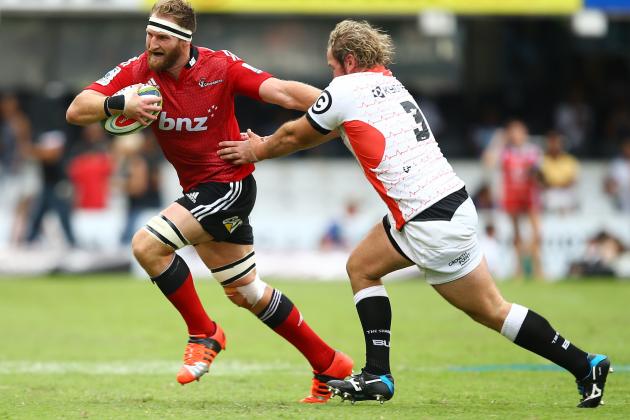 DURBAN, SOUTH AFRICA - APRIL 04:  Kieran Read (c) of the Crusaders during the Super Rugby match between Cell C Sharks and Crusaders at Growthpoint Kings Park on April 04, 2015 in Durban, South Africa. (Photo by Steve Haag/Gallo Images/Getty Images)