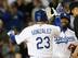 LOS ANGELES, CA - APRIL 08: Adrian Gonzalez