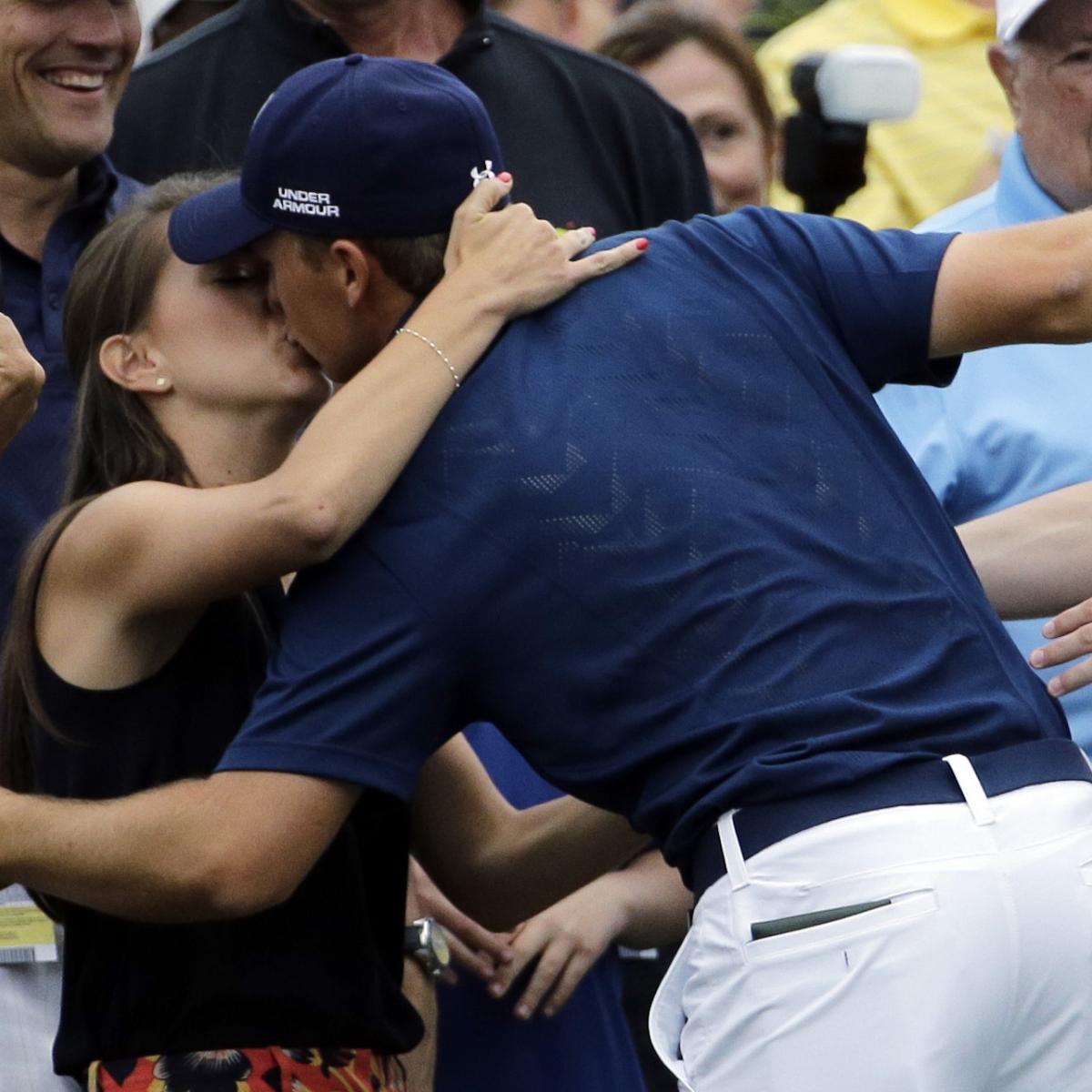 Jordan Spieth, Girlfriend Annie Verret Celebrate 2015 ...