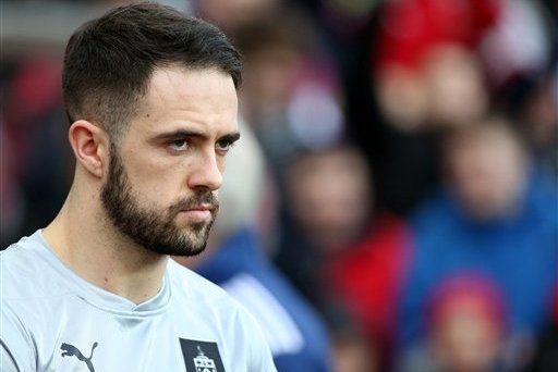 Burnley's Danny Ings during their English Premier League soccer match between Sunderland and Burnley at the Stadium of Light, Sunderland, England, Saturday, Jan. 31, 2015. (AP Photo/Scott Heppell)