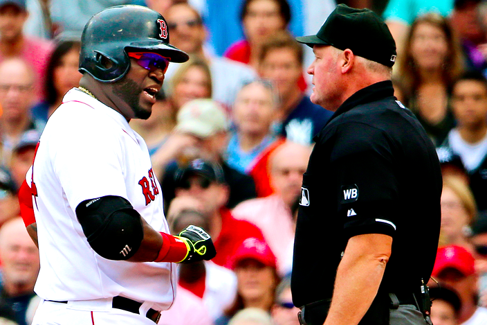 Plate umpire John Tumpane exits Orioles-Red Sox game after getting