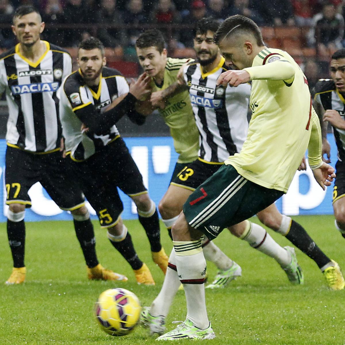 Udinese vs. AC Milan: Team News, Predicted Lineups, Live Stream & TV ...
