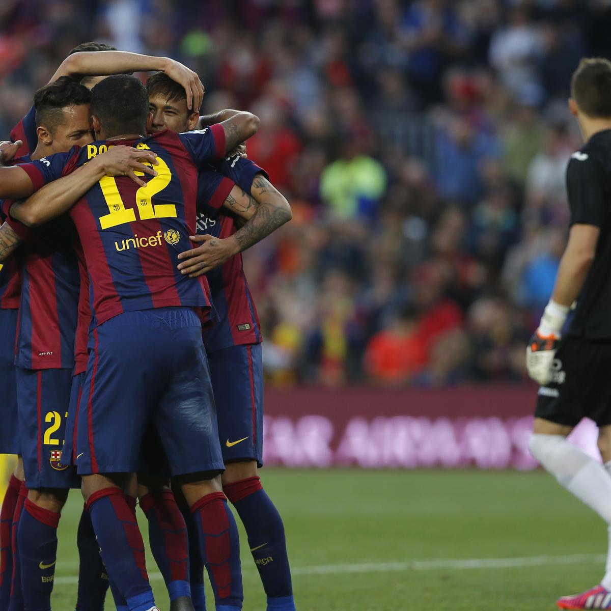 Half-time in LaLiga advantage Barça - by Ben Hayward