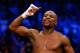 LAS VEGAS, NV - MAY 02: Floyd Mayweather Jr. reacts after the welterweight unification championship bout on May 2, 2015 at MGM Grand Garden Arena in Las Vegas, Nevada. (Photo by Al Bello/Getty Images)
