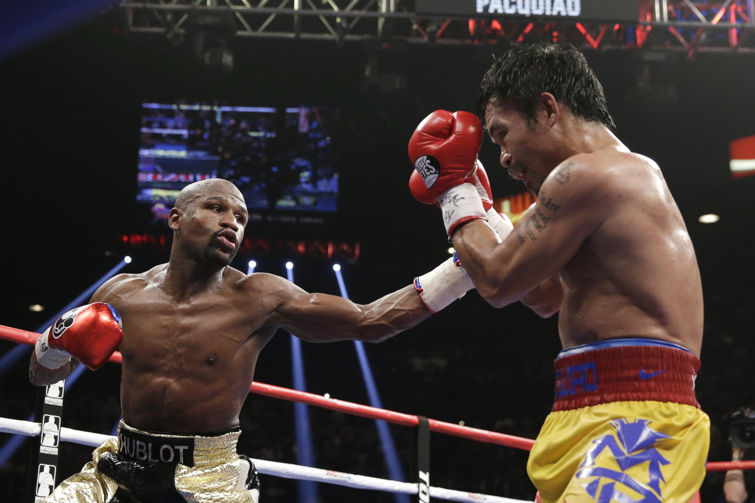 Floyd Mayweather vs Pacquiao Hublot  Floyd mayweather, Boxing quotes,  Boxing images