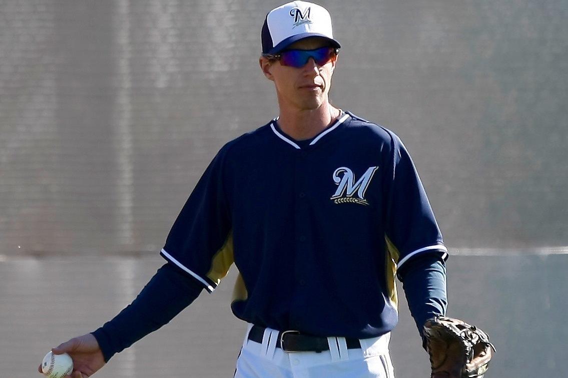 Craig Counsell 2020 Team-Issued Home Pinstripe Jersey