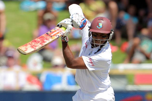CAPE TOWN, SOUTH AFRICA - JANUARY 02: Shivnarine Chanderpaul of the West Indies during day 1 of the 3rd Test between South Africa and West Indies at Sahara Park Newlands on January 02, 2015 in Cape Town, South Africa. (Photo by Carl Fourie/Gallo Images/Getty Images)