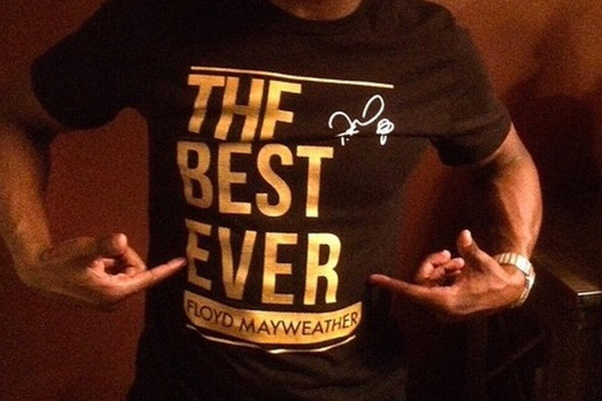 Floyd Mayweather Designs 'The Best Ever' T-Shirts After ...
