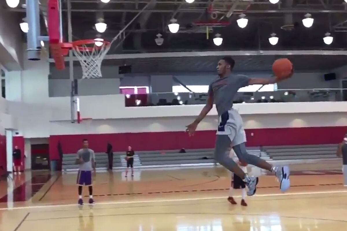 UNLV Commit Derrick Jones Throws Down Windmill Dunk from ...